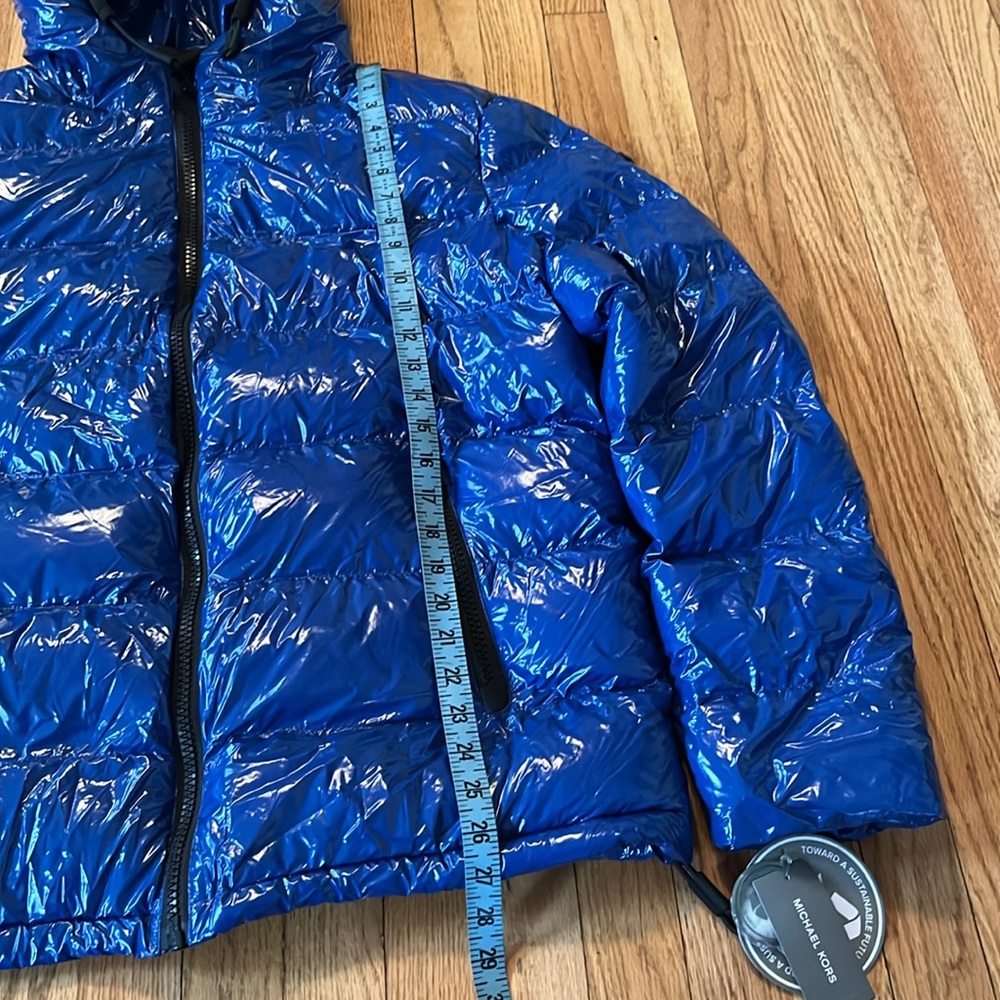 Host Pick  ! Michael Kors Men's  Blue Insulated Puffer Jacket  Large nwt - Picture 5 of 16